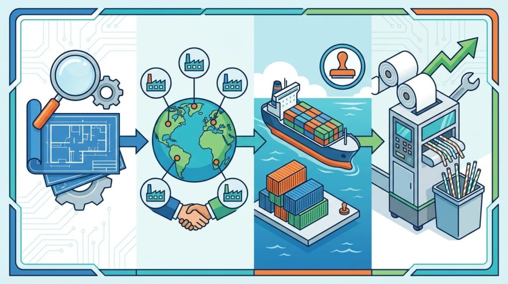 How to Import Paper Straw Equipment: Complete Sourcing Guide
