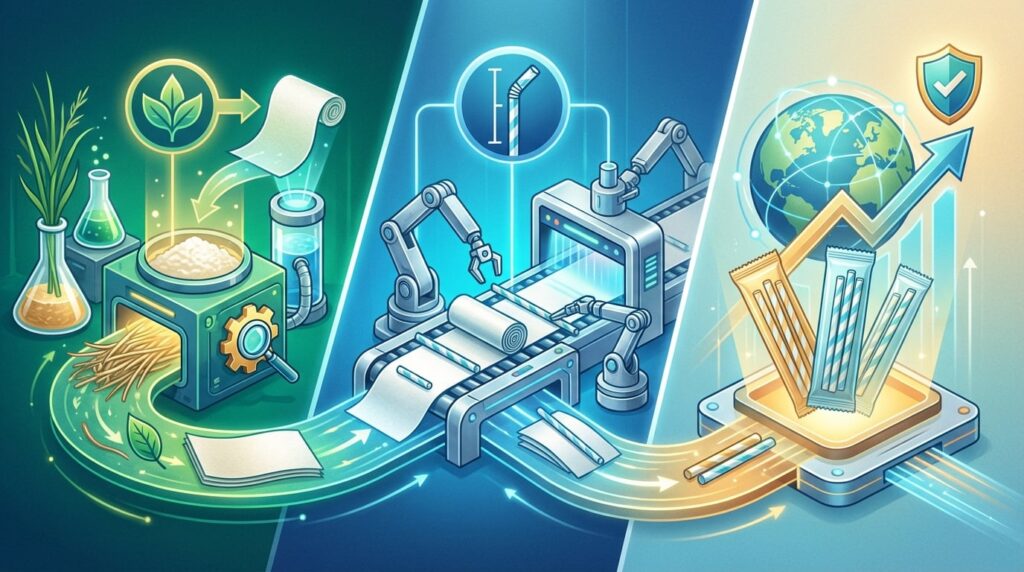 How Market Leader Paper Straw Manufacturers Achieve Dominance