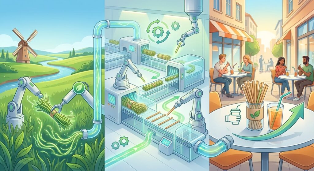 Cách các nhà sản xuất châu Âu sản xuất ống hút thân thiện với môi trường | Nghiên cứu điển hình