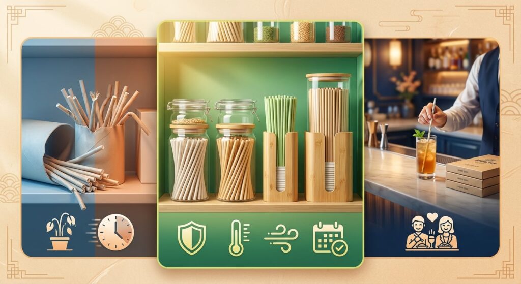 Thời hạn sử dụng ống hút giấy: Mẹo bảo quản dành cho nhà hàng