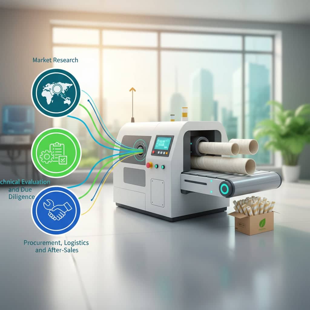 尋找亞洲可堆肥紙吸管設備供應商