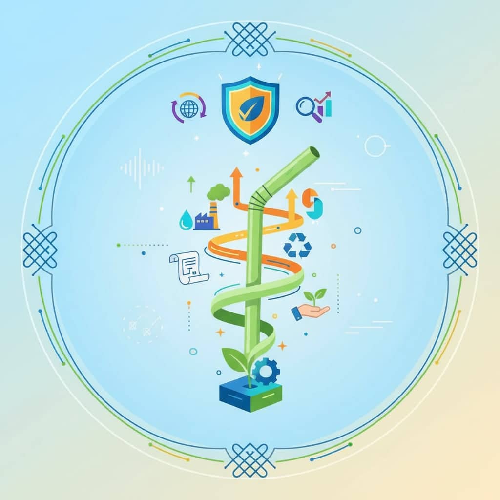 ESG Certification for Straw Manufacturers: 3 Steps to Success