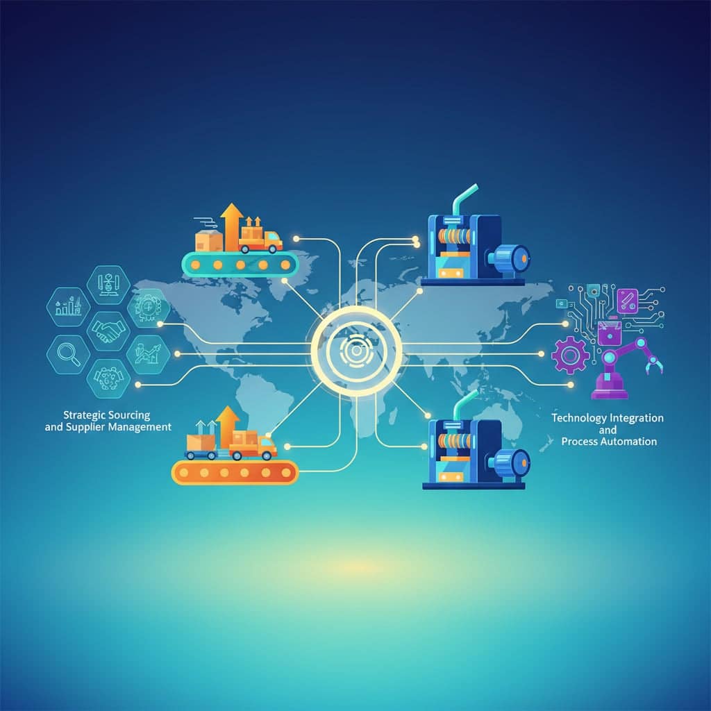 Optimizing Global Supply Chain for Straw Machine Strategy