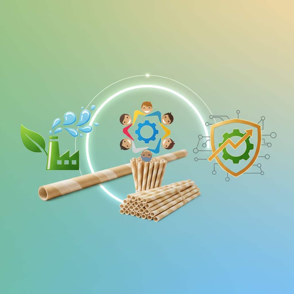 How ESG Improves Paper Straw Manufacturing Quality & Performance