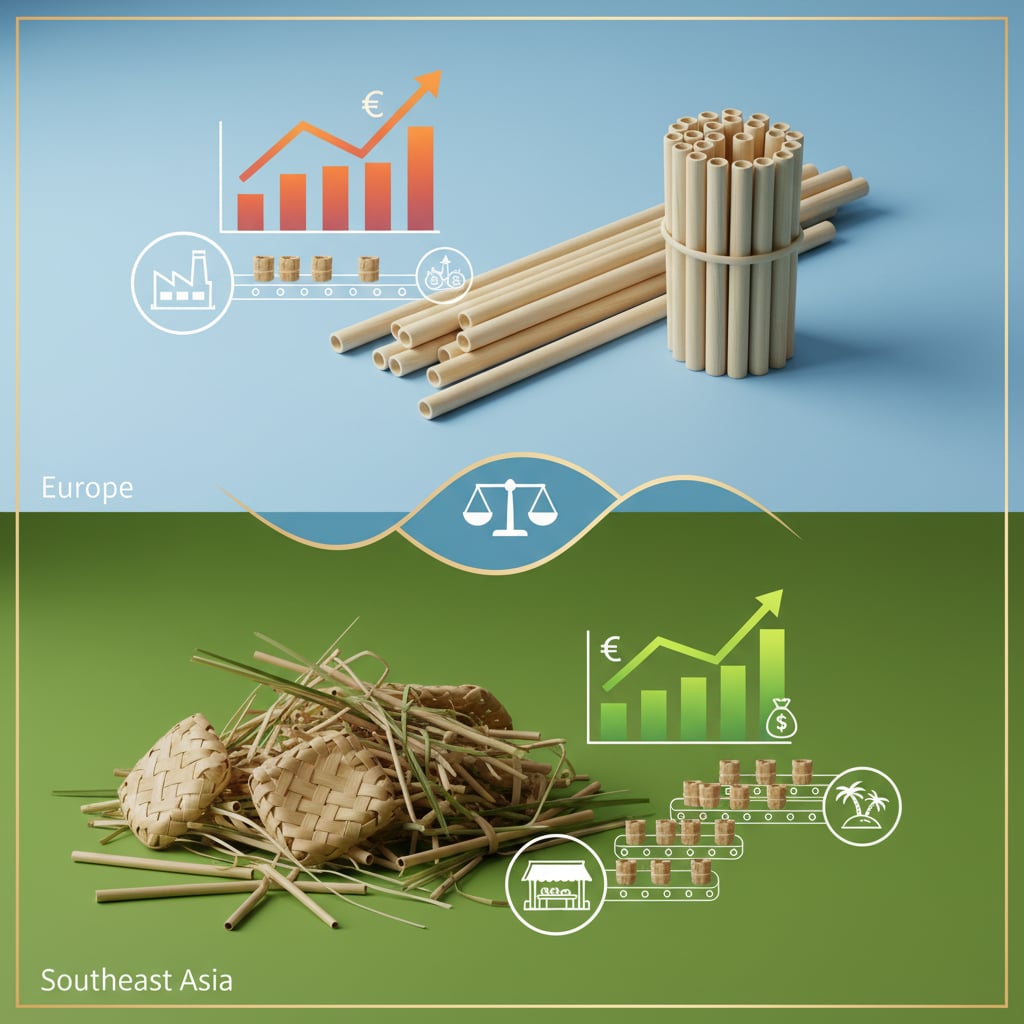 Europe vs Southeast Asia Straw Production Costs Compared