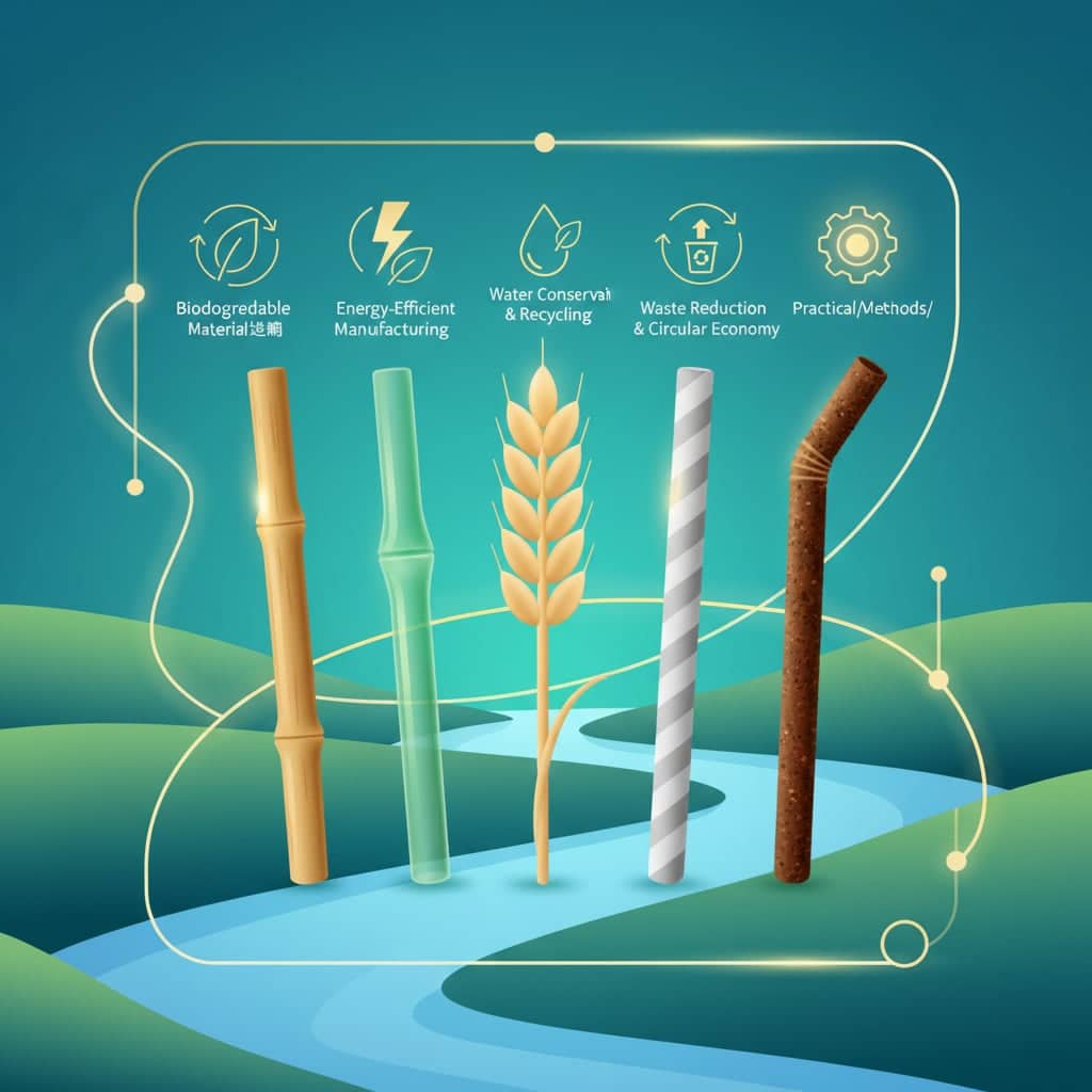 Cách Giảm Thiểu Rác Thải Trong Sản Xuất Ống Hút: 5 Phương Pháp Thực Tế